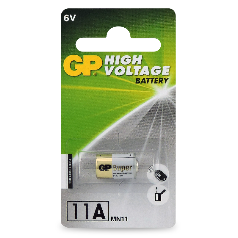 GP 6.0V 38mAh Alkaline High Voltage Battery  - Card of  1