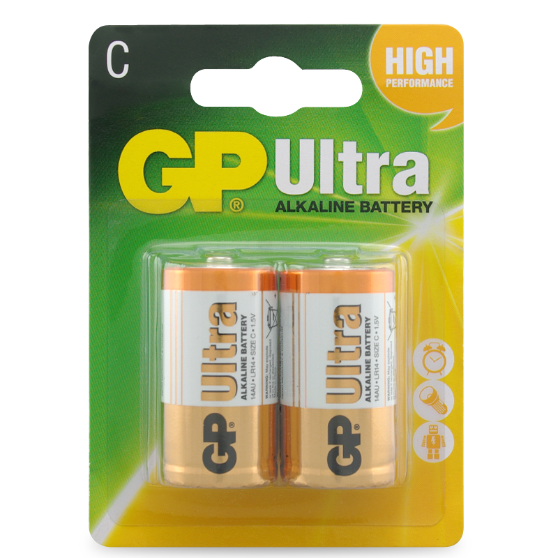 GP Ultra Alkaline C - Card of  2