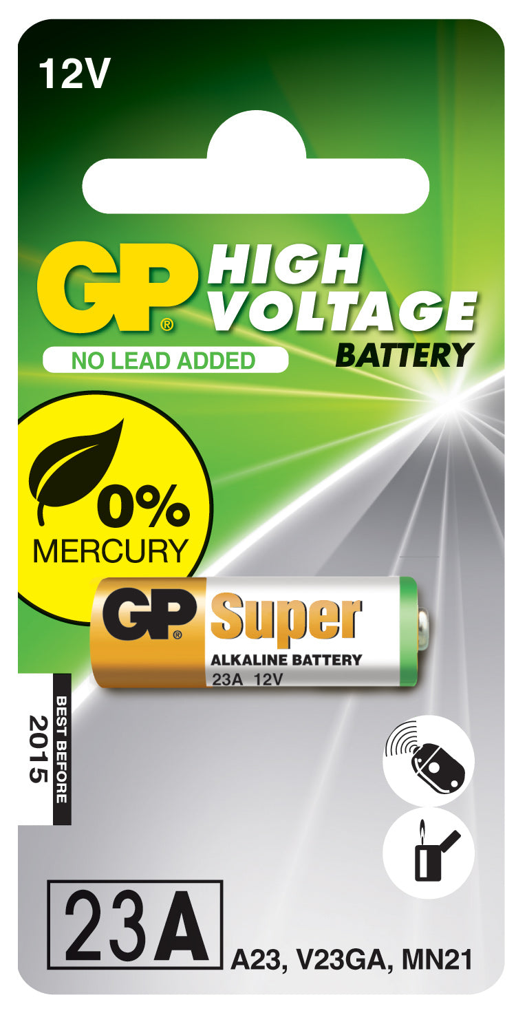 GP 12.0V 38mAh Alkaline High Voltage Battery  - Card of  1
