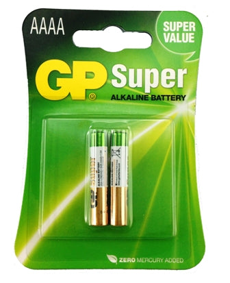 GP Super Alkaline AAAA  - Card of  2