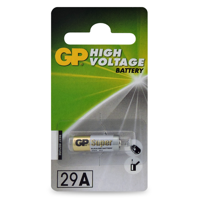 GP 9.0V 18mAh GP Alkaline High Voltage Battery  - Card of  1