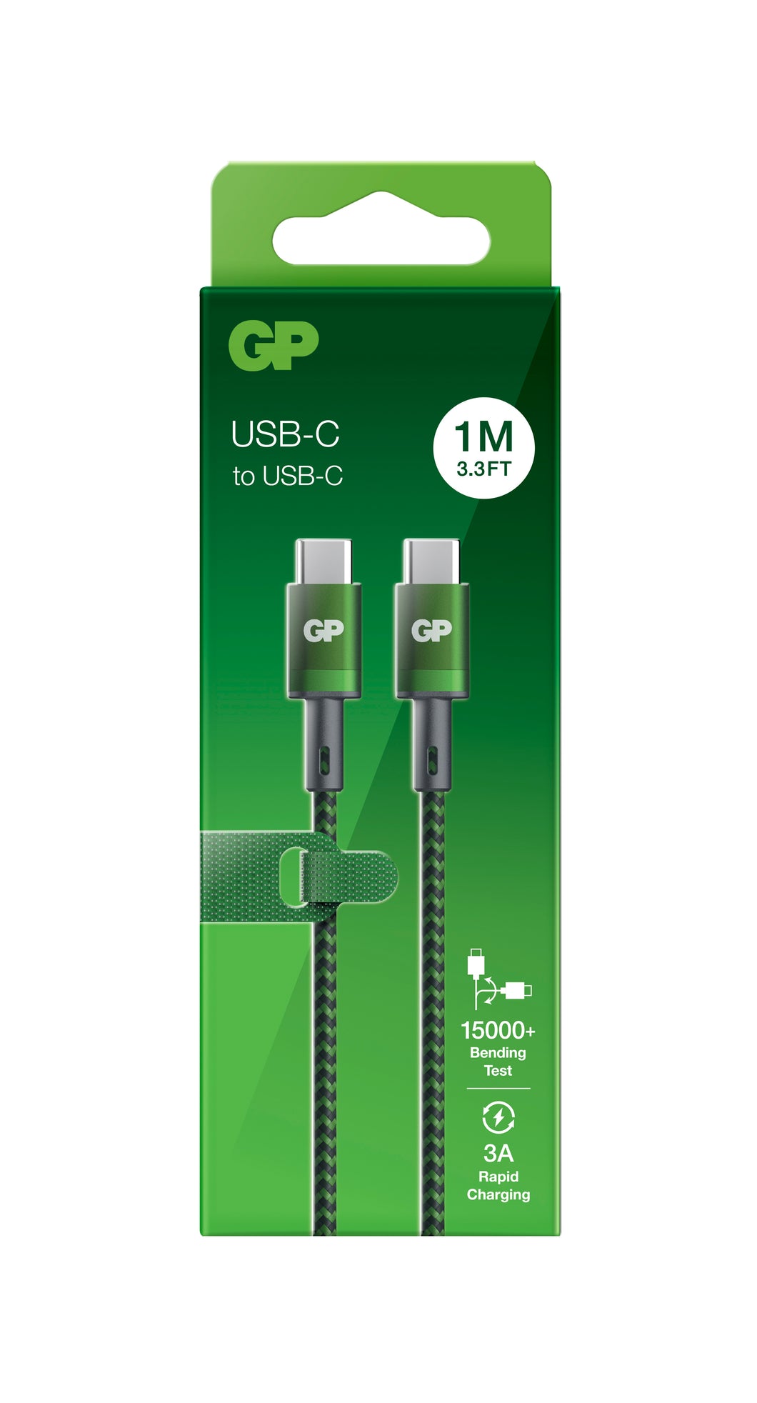 GP USB-A to Lightning charge sync cable -  Green